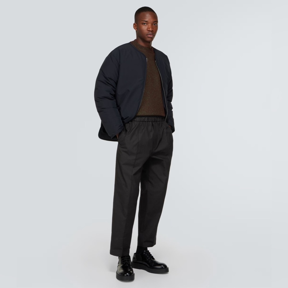 Jil Sander Men’s Tapered Cotton Pants
